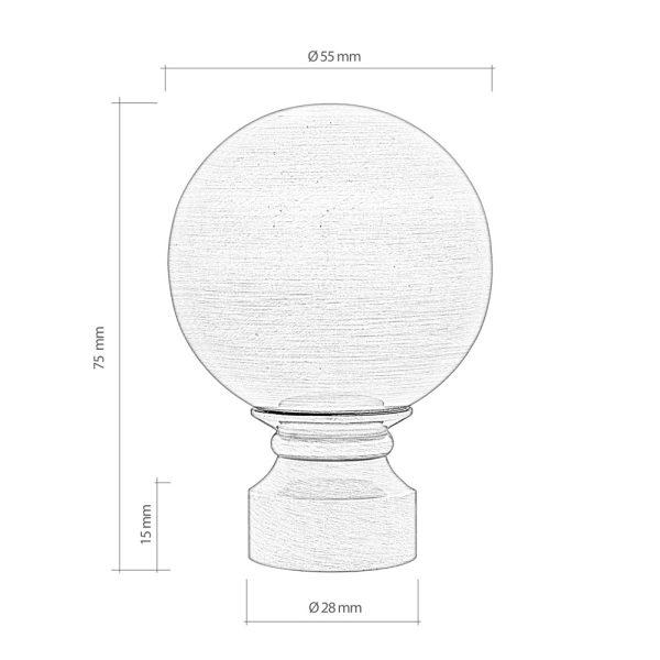 Finial Felicia 28mm - Image 2